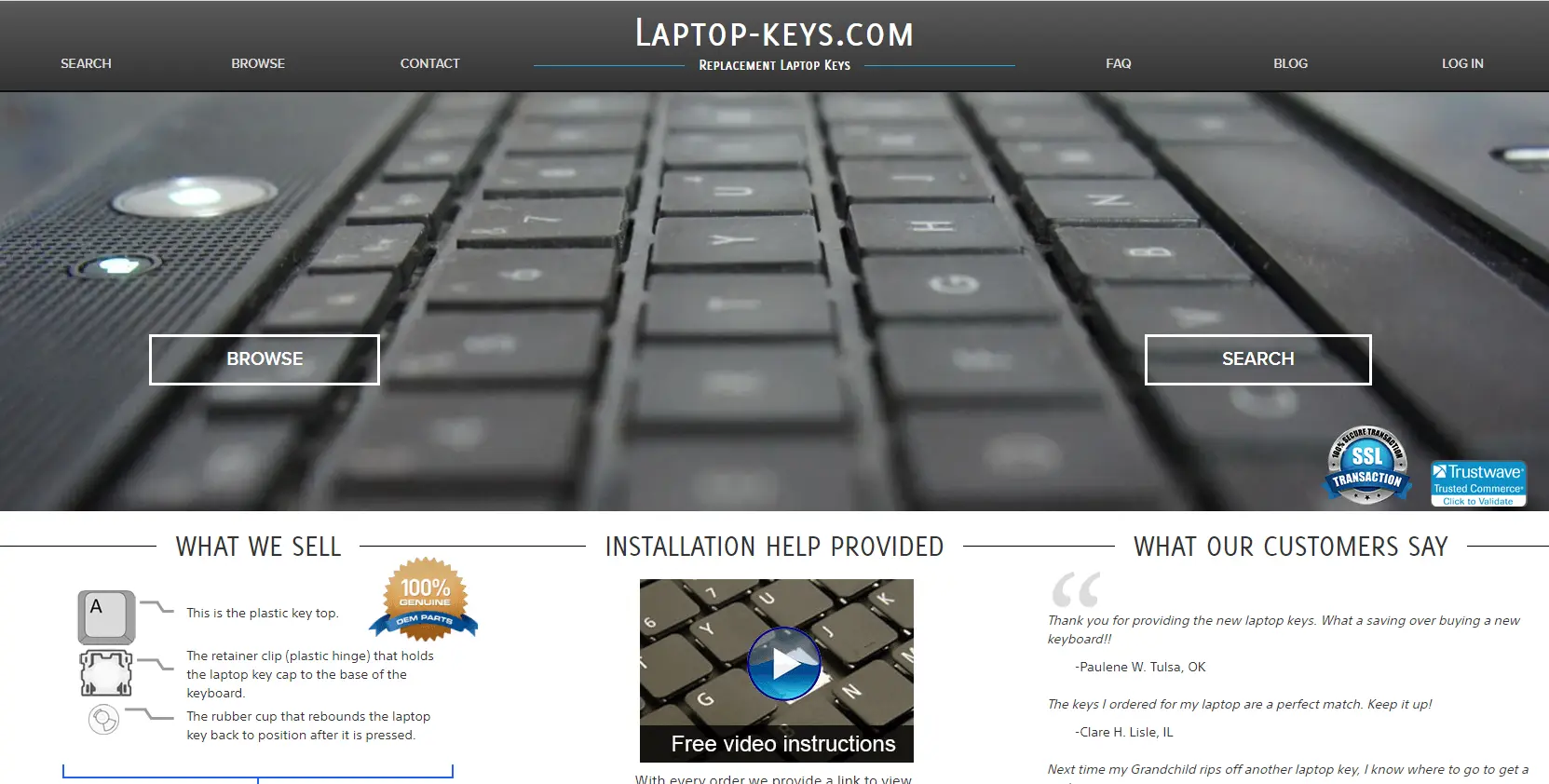 Laptop Keys